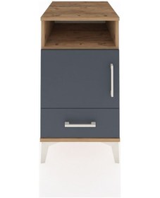 Resim Kronos Komodin 3 Raflı Tek Çekmeceli Tek Kapaklı 44x59x80 Çam... Çam 