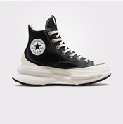 Resim Converse Run Star Legacy Cx Foundational Unisex Siyah Deri Platform Sneaker 