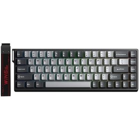 Resim Aula Win68 He Pro Manyetik Klavye Rapid Trigger Xingyi Switch 8000hz Rgb Tkl Hot Swap Oyuncu Klavyesi Gri 