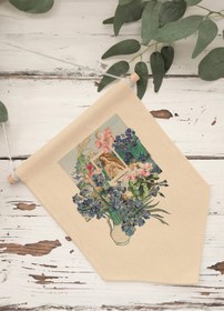 Resim Oturma Odası Duvar Dekoru, Venüs'ün Doğuşu Sanat Serisi, Kanvas Flama Askılı Duvar Örtüsü NO:425 - Renkli - 15 / 30 x 40 