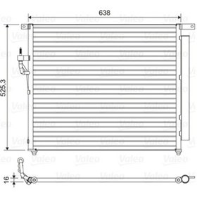 Resim VALEO 822603 Kondenser Ford Ranger Tke 