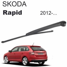 Resim Skoda Rapid SpaceBack Arka Silecek Kolu Süpürgesi Takım 2012 + M72011Y-1 