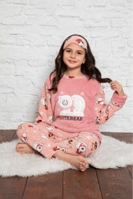 Resim Asel Çocuk Polar Pijama Takımı 