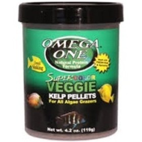 Resim Omega One Super Color Veggie Kelp Small Pellets 490ml / 226gr 