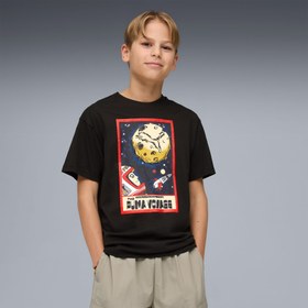 Resim Puma Graphic Çocuk Siyah T-Shirt 