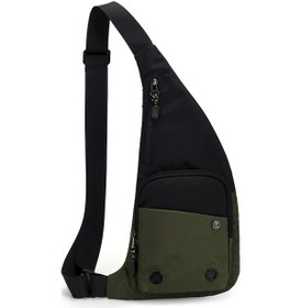 Resim Lemestar Askeri Yeşil Nilon Askılı Çanta - Hafif, Sugeçirmez, Spor-seyahat-outdoor Etkinlikler İçin Kolay Taşınabilir Yeşil 