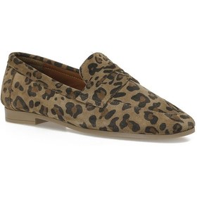 Resim Nine West Eysan5 5pr Leopar Kadın Loafer 000000000102037947 Kahverengi 
