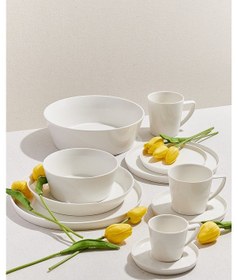 Resim Pasabahce Solid Porselen Salata Kase Beyaz 14 Cm - 1 Adet 