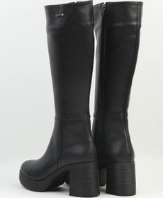 Resim Pierre Cardin ® | PC-54122 - Siyah - Kadın Topuklu Çizme 