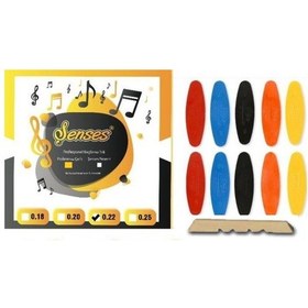 Resim Şenses 0.22 1 Takım Tam Profesyonel Divan Bağlama Teli + 10 Adet 