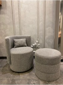 Resim hoom concept Relax Teddy Berjer + Puf Takımı 