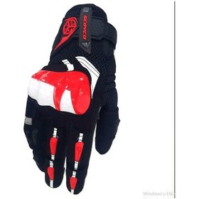 Resim Scoyco MC117W Yazlık Korumalı Kadın Kevlar Eldiven (Siyah-Kırmız. 