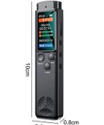 Resim Fastbuy 8 Gb Siyah Ses Kaydedici Profesyonel Yüksek Kalite Gürültü Azaltma Tek Tuşla Kayıt Zamanlı Kayıt Müzik Çalar 