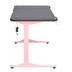 Resim Adore Mobilya Advent-X Oyuncu ve Bilgisayar Masası Siyah - Pembe 140x76x70 CM 