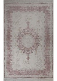 Resim Gabardin Alessa 8012 Pudra Serisi Triko Akrilik Salon Oturma Yatak Odası Halısı Pudra 