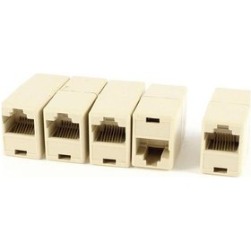 Resim Adsl Cat5 Cat6 Rj45 Dişi-Dişi Ara Uzatma Fişi 25Adet 