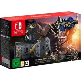 Resim Nintendo Switch Monster Hunter Rise Deluxe Edition Konsol + Monster Hunter Rise Oyun 