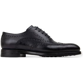 Resim Deery Hakiki Deri Lacivert Klasik Erkek Oxford Ayakkabı - 01511mlcvc01 