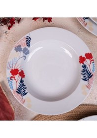 Resim Güral Porselen 24 Parça Çift Dekorlu Yemek Seti 