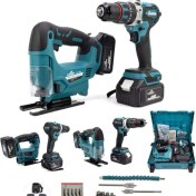 Resim Ikili Sarjlı Set Sarjlı Dekupaj + Sarjlı Matkap Vidalama 