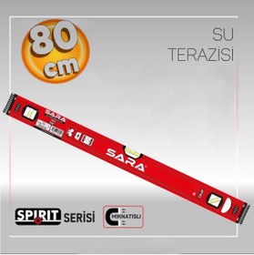 Resim SARA Profesyonel Mıknatıslı Su Terazisi 80 cm 