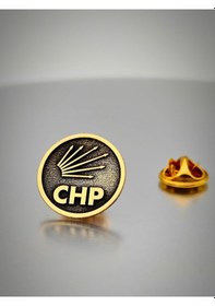 Resim Chp Yaka Rozet Altın 