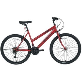 Resim Bisan Sentıero Kadın Dağ Bisikleti 42cm V 24 Jant 21 Vites Metalik Kırmızı Siyah 