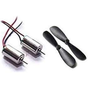 Resim Gözelerelektronik-820 Çekirdeksiz Dc Motor (2 Adet + 2 Pervane) (Mini Drone Motoru) 
