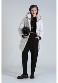 Resim Lufian Olıvıa Kaz Tüyü Kadın Mont Taş Taş 122120034100190 Taş 