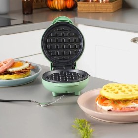Resim Mini Waffle Makinesi - Yapışmaz Waffle Demir Makinesi 