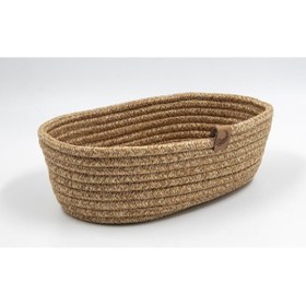 Resim Klappe Design Hasır Ekmek Sepeti, Takı Sepeti 20x26x8cm 