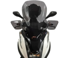 Resim GP Kompozit Yamaha Tricity 2014-2023 Uyumlu Ön Tur Camı Füme 60 cm 