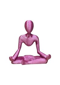 Resim Yoga Temalı Kartvizitlik Magenta 