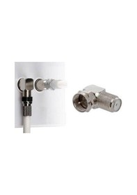 Resim Electroon F Konnektör L Fiş 90 Derece - 100Adet 