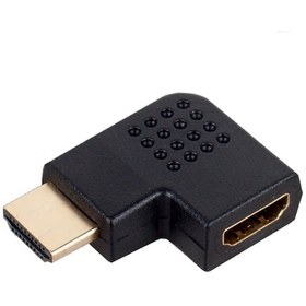 Resim Electroon Hdmi Dişi-Erkek Adaptör Yatay L Tip 