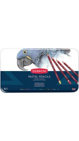 Resim Derwent : Pastel Pencil : Pastel Boya Kalem Seti : 36 Renk - Metal Kutu 