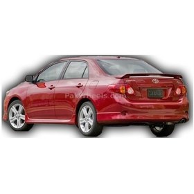 Resim Toyota Corolla Sedan 2007-2011 Uyumlu Yedek Parça Işıklı Spoiler Boyalı 