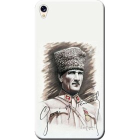 Resim Ceppare Asus Zenfone Live Kılıf ASUS_A007 ZB501KL 5.0inç Baskılı Silikon Kapak Atatürk STK:109 