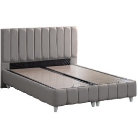 Resim Narva İkili Set, Narva Tek Kişilik Baza Başlık Seti Gri 120 x 200 