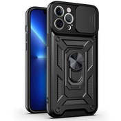 Resim Apple Iphone 13 Pro Max Kılıf Impact Resistant Siyah Microsonic