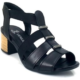 Resim Venüs 1857227 24ys Kadın Günlük Sandalet - Siyah-siyah Siyah 