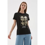 Resim Fashion Friends Kadın Baskılı T-Shirt 25Y0093K1 (25Y0093K1) 