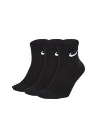 Resim Nike Unisex Siyah Çorap U Nk Everyday Ltwt Ankle 3pr Sx7677-010 Siyah 