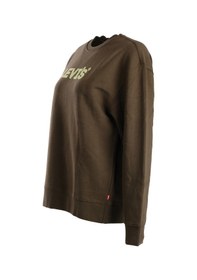 Resim Levi's Erkek Oversize Sweatshirt - Günlük Kullanım - Rahat Kumaş Yeşil 