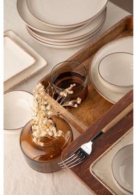 Resim Kütahya Porselen Moderna Kahvaltı Takımı Tarçın 14 Parça 6 Kişilik Mod14kh730p02 Çok Renkli 