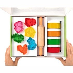 Resim ChildGen Çiftlik Doğal Oyun Hamurları Premium Kutu Set 