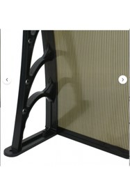 Resim SUNDURMAGROSS Kapı Pencere Üstü Pratik Sundurma 120 X 60 Bronz 