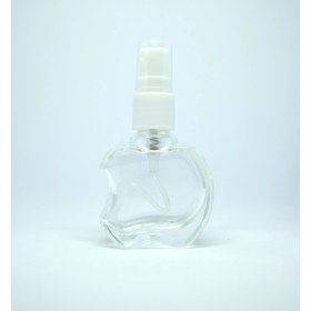 Resim Boş Parfüm ve Kolonya Şişesi 8 ml 3 Adet Elma Boş Cam Beyaz Sprey Şişe 