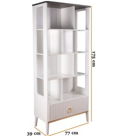 Resim Meltem Kids Linda Genç Odası Kitaplık 