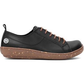 Resim Mammamia D25ya-870 Kadın Hakiki Deri Casual Ayakkabı Siyah Siyah 